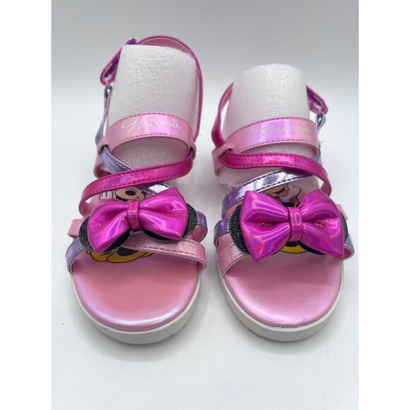 Tucker Tate X DISNEY Minnie Mouse Bow Strappy Sandal Toddler Girls Size 11M NEW! - Picture 4 of 10